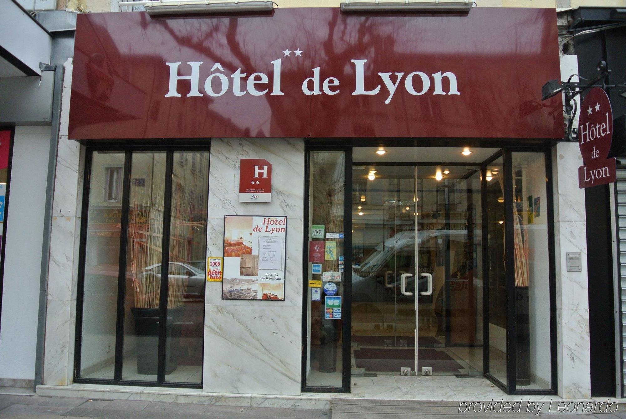 Hotel De Lyon Valence  Eksteriør billede